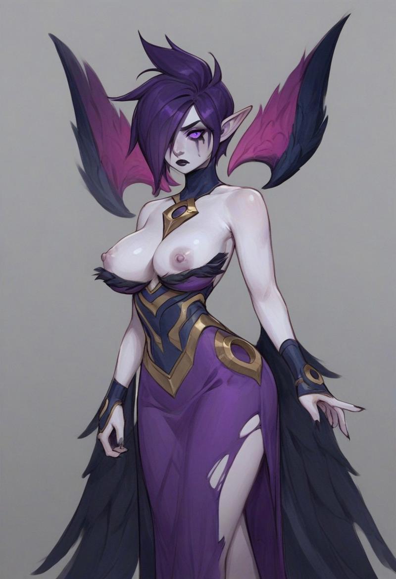 Photos nues de Morgana aux gros seins | League of Legends Hentai